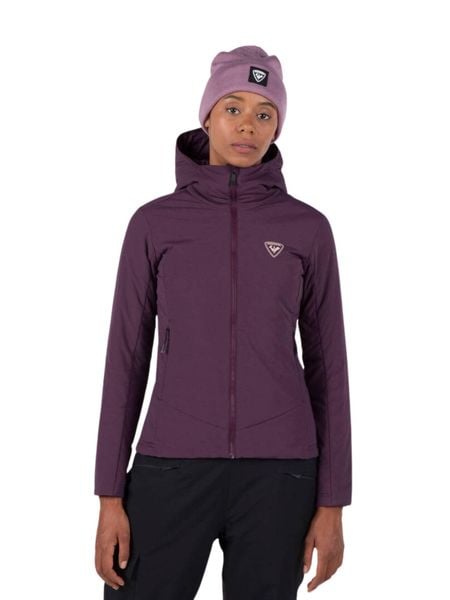 Kurtka narciarska Rossignol damska W Opside Hoodie JKT fioletowa. Czerwone kurtki damskie Rossignol, s, bez wzorów, z elastanu, z kapturem, narciarskie. Za 729.99 zł.