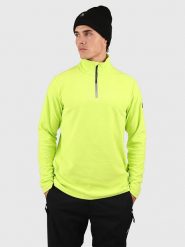 Brunotti Bluza polarowa "Tenno" w kolorze zielonym rozmiar: XL. Zielone bluzy bez kaptura męskie BRUNOTTI, xl, z polaru. Za 79.03 zł.