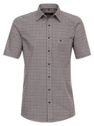 CASAMODA Koszula - Comfort fit - w kolorze pomarańczowo-granatowym rozmiar: 4XL. Niebieskie koszule męskie CASAMODA, xl, bez wzorów, z bawełny, bez kołnierzyka, bez ramiączek. Za 92.21 zł.