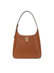 LAUREN RALPH LAUREN Torebka Large Tanner Shoulder Bag 431956790001 Brązowy. Brązowe torebki klasyczne damskie Lauren Ralph Lauren, bez wzorów, ze skóry, bez dodatków. Za 1,079.00 zł.