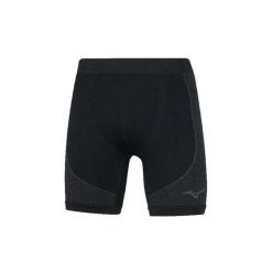 Pod spodenkami Mizuno Team Under. Czarne szorty sportowe męskie Mizuno, l, z materiału, do biegania. Za 143.50 zł.