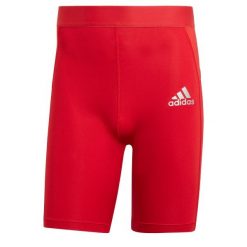Spodenki męskie adidas Techfit Short Tig. Czerwone szorty sportowe męskie Adidas, m, z elastanu, na fitness i siłownię. Za 96.99 zł.