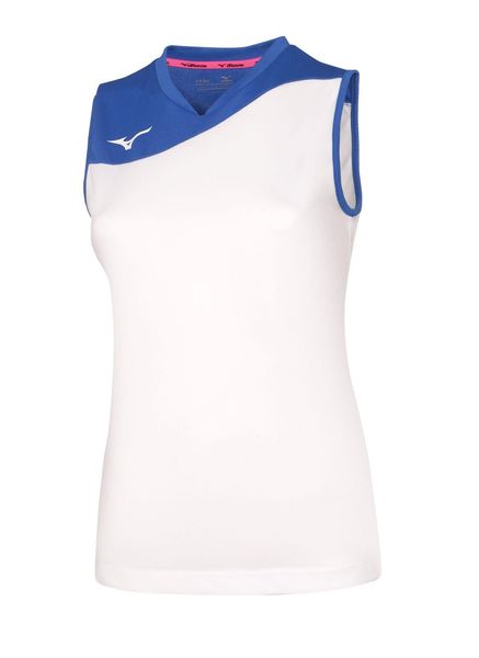 Koszulka Mizuno femme Team Authentic MYOU NS. Białe bluzki sportowe damskie Mizuno, l, bez wzorów, z poliesteru, bez ramiączek. Za 134.00 zł.