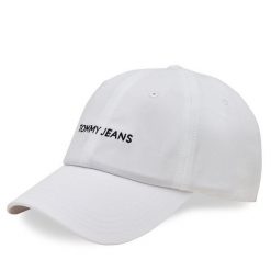 Czapka z daszkiem Tommy Hilfiger. Białe czapki męskie Tommy Hilfiger, bez wzorów. Za 79.99 zł.