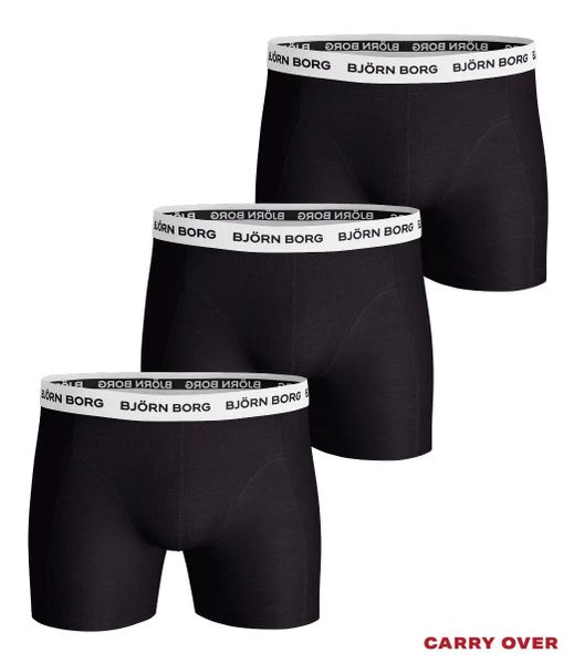 Bjorn_borg COTTON STRETCH BOXER 3p – multipack 4. Czarne bokserki męskie Björn Borg, bez wzorów. Za 270.50 zł.
