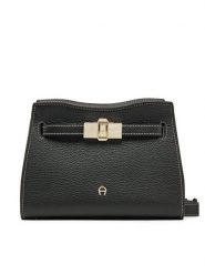 Aigner Torebka 132961 Czarny. Czarne listonoszki damskie Aigner, bez wzorów, ze skóry, bez dodatków. Za 1,979.00 zł.