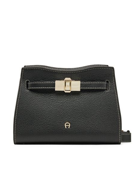 Aigner Torebka 132961 Czarny. Czarne listonoszki damskie Aigner, bez wzorów, ze skóry, bez dodatków. Za 1,429.00 zł.