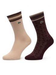 Lacoste Skarpety długie RA9244 Kolorowy. Skarpetki męskie Lacoste, bez wzorów, z bawełny. Za 124.99 zł.