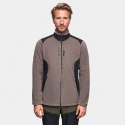 Bluza polarowa męska Alpinus Caen II 100. Brązowe bluzy bez kaptura męskie Alpinus, m, z polaru. Za 349.00 zł.