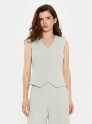 Calvin Klein Kamizelka K20K208017 Szary Slim Fit. Szare kamizelki damskie CALVIN KLEIN, z syntetyku. Za 399.99 zł.