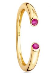 Diamant Exquis Złoty pierścionek z rubinami rozmiar: 50. Czerwone pierścionki damskie Diamant Exquis, z rubinem, złote. Za 1,187.99 zł.