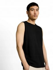 KOSZULKA KOMPLET 2 SZT T-SHIRT BEZ RĘKAWÓW MĘSKI TOM TAILOR ZESTAW 2PAK 2XL. Czarne t-shirty męskie Tom Tailor, m, z bawełny, bez ramiączek, na fitness i siłownię. Za 85.56 zł.