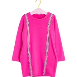 Różowa Sukienka Negative. Czerwone sukienki niemowlęce Born2be, bez wzorów, z dzianiny, bez ramiączek, długie, mini. Za 29.99 zł.