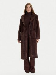 Rinascimento Płaszcz przejściowy CFC0122205003 Brązowy Regular Fit. Brązowe płaszcze damskie RINASCIMENTO, xs, bez wzorów, z syntetyku. Za 679.99 zł.