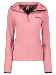 Geographical Norway Kurtka polarowa "Unicia" w kolorze jasnoróżowym rozmiar: XL. Różowe kurtki damskie Geographical Norway, xl, bez wzorów, z polaru, bez kaptura. Za 92.21 zł.