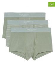 Marc O´Polo Bodywear Bokserki (3 pary) w kolorze jasnozielonym rozmiar: L. Zielone bokserki męskie bez wzorów. Za 95.95 zł.