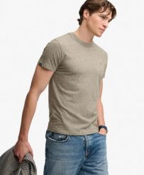Superdry SD&Co Koszulka z haftowanym logo – 100% bawełna organiczna, slim –. Zielone topy sportowe damskie Superdry., xl, bez wzorów, z bawełny, bez ramiączek. Za 150.55 zł.