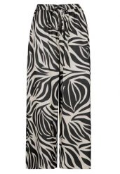 Luźne spodnie z wzorem R-DOLANA. Czarne spodnie materiałowe damskie Volcano, bez wzorów, z materiału, klasyczne. Za 149.99 zł.