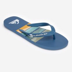 Japonki męskie Quiksilver Ocean Explorer. Niebieskie klapki i japonki męskie Quiksilver, z kauczuku. Za 89.99 zł.