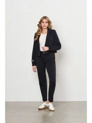 &Co Woman Spodnie "Pola" w kolorze czarnym rozmiar: L. Czarne spodnie materiałowe damskie &Co Woman, bez wzorów, z materiału. Za 274.95 zł.