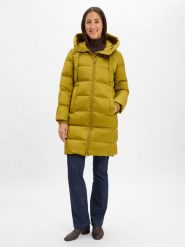 Marc O'Polo płaszcz puchowy Kobiety zielony|żółty, 40. Zielone płaszcze damskie Marc O´Polo, bez wzorów, prążkowane. Za 1,499.95 zł.