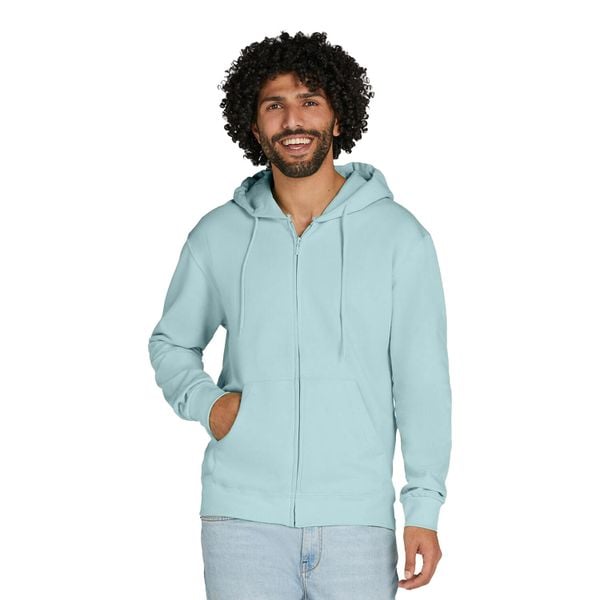 Męska Rozpinana Bluza Z Kapturem. Niebieskie bluzy z kapturem męskie SG, m, z bawełny. Za 133.99 zł.