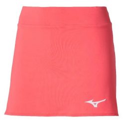 Damskie spódnico-spodenki Mizuno Flex Wos. Czerwone spodenki sportowe damskie Mizuno, bez wzorów, sportowe. Za 132.30 zł.