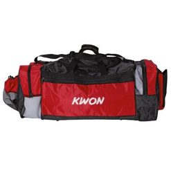 Torba sportowa taekwondo Kwon Evolution. Czerwone torby męskie na ramię KWON, bez wzorów, z nylonu, na ramię, duże. Za 218.50 zł.