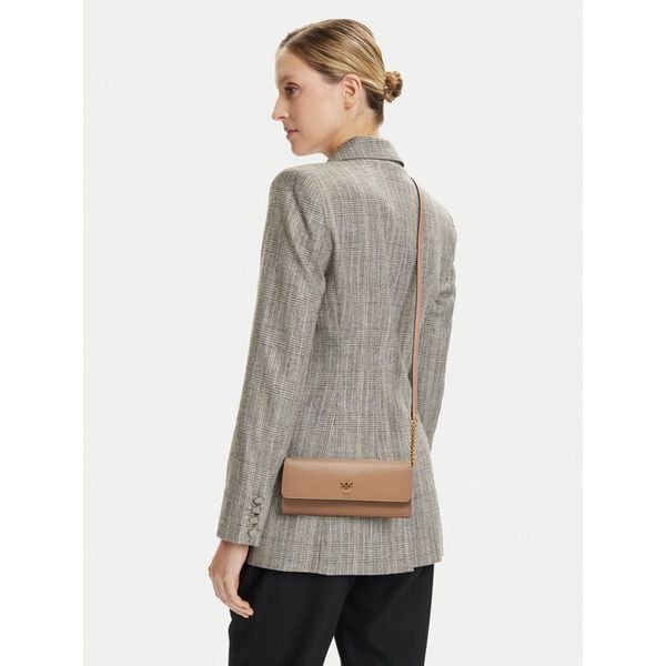 Torebka PINKO. Brązowe listonoszki damskie Pinko, bez wzorów, bez dodatków. Za 519.99 zł.