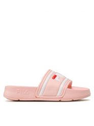 Fila Klapki Morro Bay Slipper Kids 1010934.40063 Różowy. Czerwone buty sportowe dziewczęce Fila, bez wzorów, ze skóry, bez zapięcia. Za 59.99 zł.