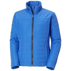 Damska kurtka ocieplana Helly Hansen Crew 2.0. Niebieskie kurtki damskie Helly Hansen, bez wzorów, z puchu, bez kaptura. Za 738.50 zł.