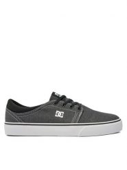 DC Tenisówki Trase Tx Se ADYS300123 Czarny. Czarne trampki i tenisówki męskie DC, bez wzorów, z materiału, bez zapięcia. Za 319.99 zł.