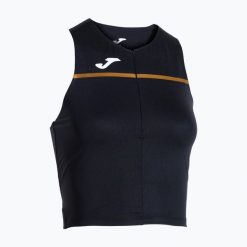 Koszulka do biegania damska Joma Record III Top. Czarne bluzki sportowe damskie Joma, l, bez wzorów, bez kołnierzyka. Za 89.99 zł.