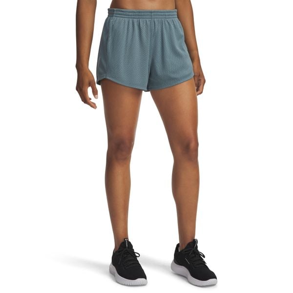 Szorty damskie Under Armour Tech™ Mesh Play Up. Niebieskie spodenki sportowe damskie Under Armour, z meshu, na fitness i siłownię. Za 179.50 zł.