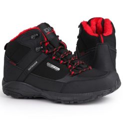 Buty damskie zimowe wysokie ocieplane DK PREDATOR HIGH. Czarne buty sportowe na co dzień damskie DK, bez wzorów. Za 199.00 zł.