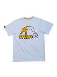 Koszulka sportowa męska Manto Logo. Białe t-shirty sportowe męskie Manto, l, z bawełny, bez ramiączek. Za 109.99 zł.