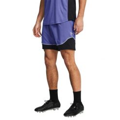 Spodenki męskie Under Armour M S Ch. Pro Train Short. Niebieskie szorty męskie Under Armour, bez wzorów, z materiału. Za 190.00 zł.