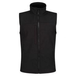 Męska Kamizelka Softshell Flux. Czarne kamizelki męskie Regatta, m, bez wzorów, z softshellu, bez kaptura. Za 160.99 zł.