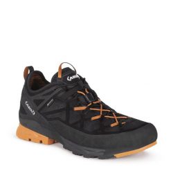Buty podejściowe męskie AKU Rock Dfs GTX. Brązowe buty trekkingowe męskie Aku, z materiału, bez zapięcia, outdoorowe. Za 499.00 zł.