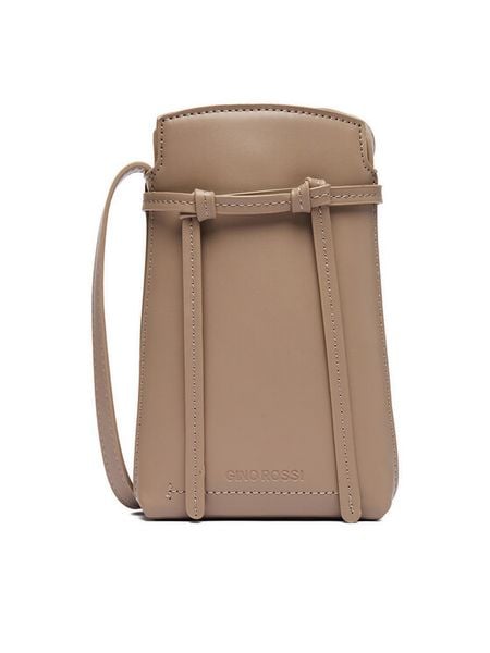 GINO ROSSI Torebka C-KY135 Brązowy. Brązowe listonoszki damskie Gino Rossi, bez wzorów, z materiału, bez dodatków. Za 79.99 zł.