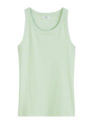 Marc O´Polo Top w kolorze miętowym rozmiar: XL. Zielone topy damskie xl, bez wzorów, z bawełny, bez kołnierzyka. Za 109.78 zł.