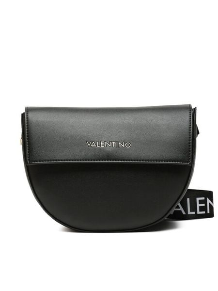 Valentino Torebka Bigs VBS3XJ02 Czarny. Czarne listonoszki damskie Valentino, bez wzorów, ze skóry, bez dodatków. Za 449.99 zł.