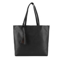 Torebka JENNY. Czarne torebki klasyczne damskie Jenny, bez wzorów, bez dodatków. Za 159.99 zł.