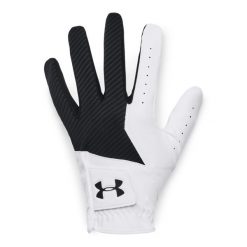 Rękawiczki golfowe Under Armour Medal. Czarne rękawiczki męskie Under Armour, bez wzorów, z syntetyku. Za 128.50 zł.