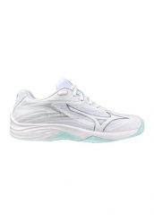 Damskie buty halowe Mizuno Thunder Blade Z Wos. Białe obuwie do biegania damskie Mizuno. Za 329.99 zł.