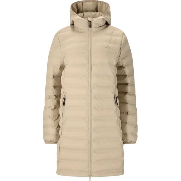 Długa lekka kurtka puchowa damska Whistler Froze. Brązowe kurtki damskie WHISTLER, l, bez wzorów, z materiału, bez kaptura. Za 353.50 zł.