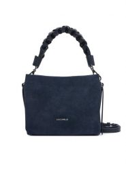 Coccinelle Torebka P6P Boheme Suede Bimaterial E1 P6P 58 01 01 Granatowy. Niebieskie torebki klasyczne damskie Coccinelle, bez wzorów, ze skóry, bez dodatków. Za 1,549.00 zł.