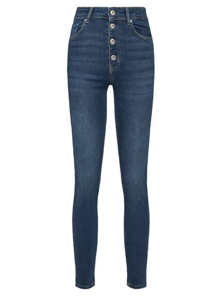 Karl Lagerfeld Jeans Jeansy B1W10033 Granatowy Skinny Fit. Niebieskie jeansy damskie Karl Lagerfeld Jeans. Za 569.99 zł.