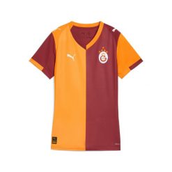 Damska koszulka domowa Galatasaray SK 25/26 PUMA. Brązowe bluzki damskie Puma, bez wzorów, sportowe, bez kołnierzyka, bez ramiączek. Za 439.00 zł.