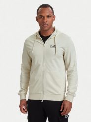 EA7 Emporio Armani Bluza 7M000568 AF13512 U1079 Beżowy jasny Regular Fit. Brązowe bluzy bez kaptura męskie EA7 Emporio Armani, l, z bawełny. Za 564.99 zł.